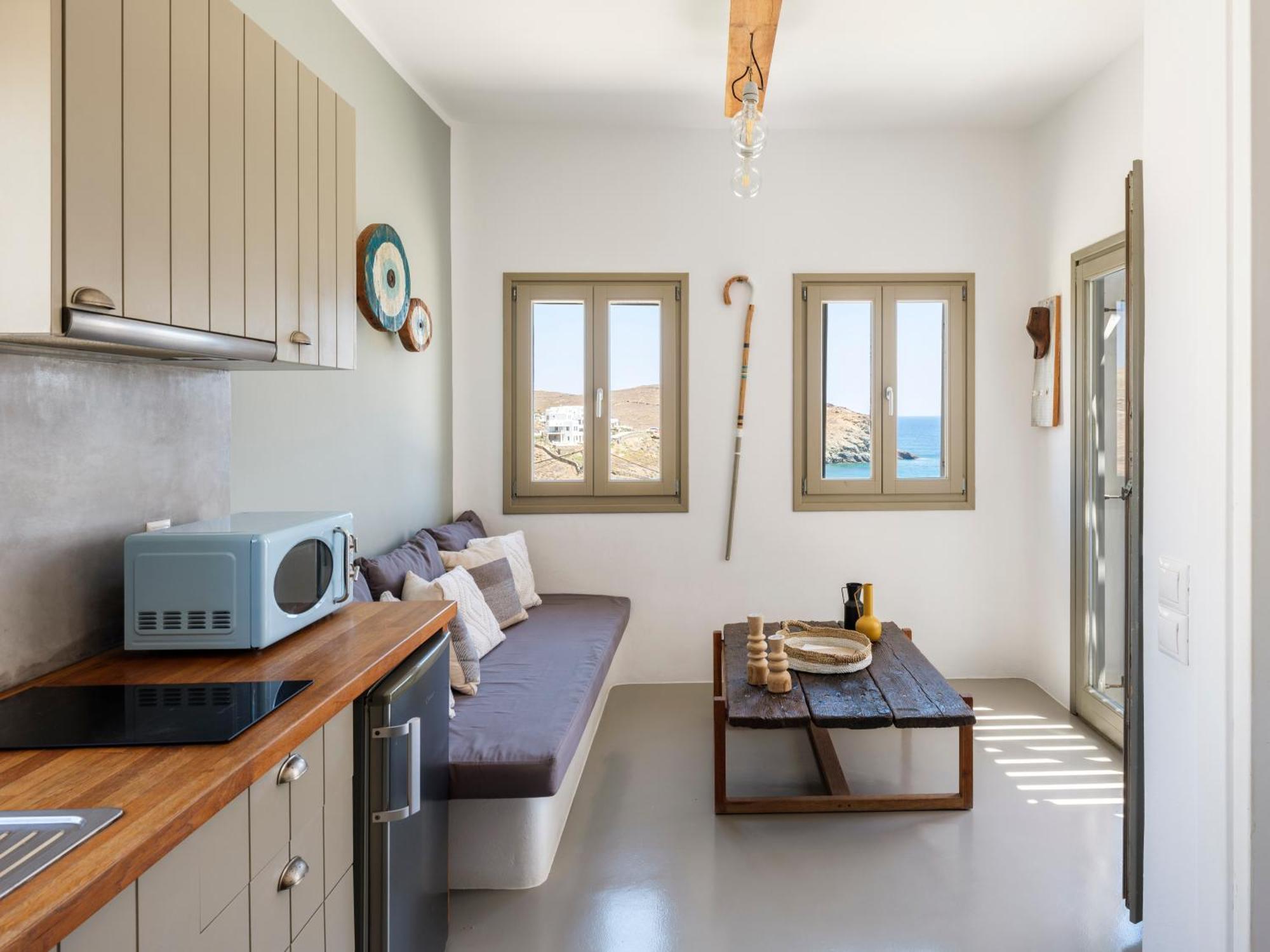 Sea Rock & Sky Private Mykonos Residence Merchia Beach Luaran gambar