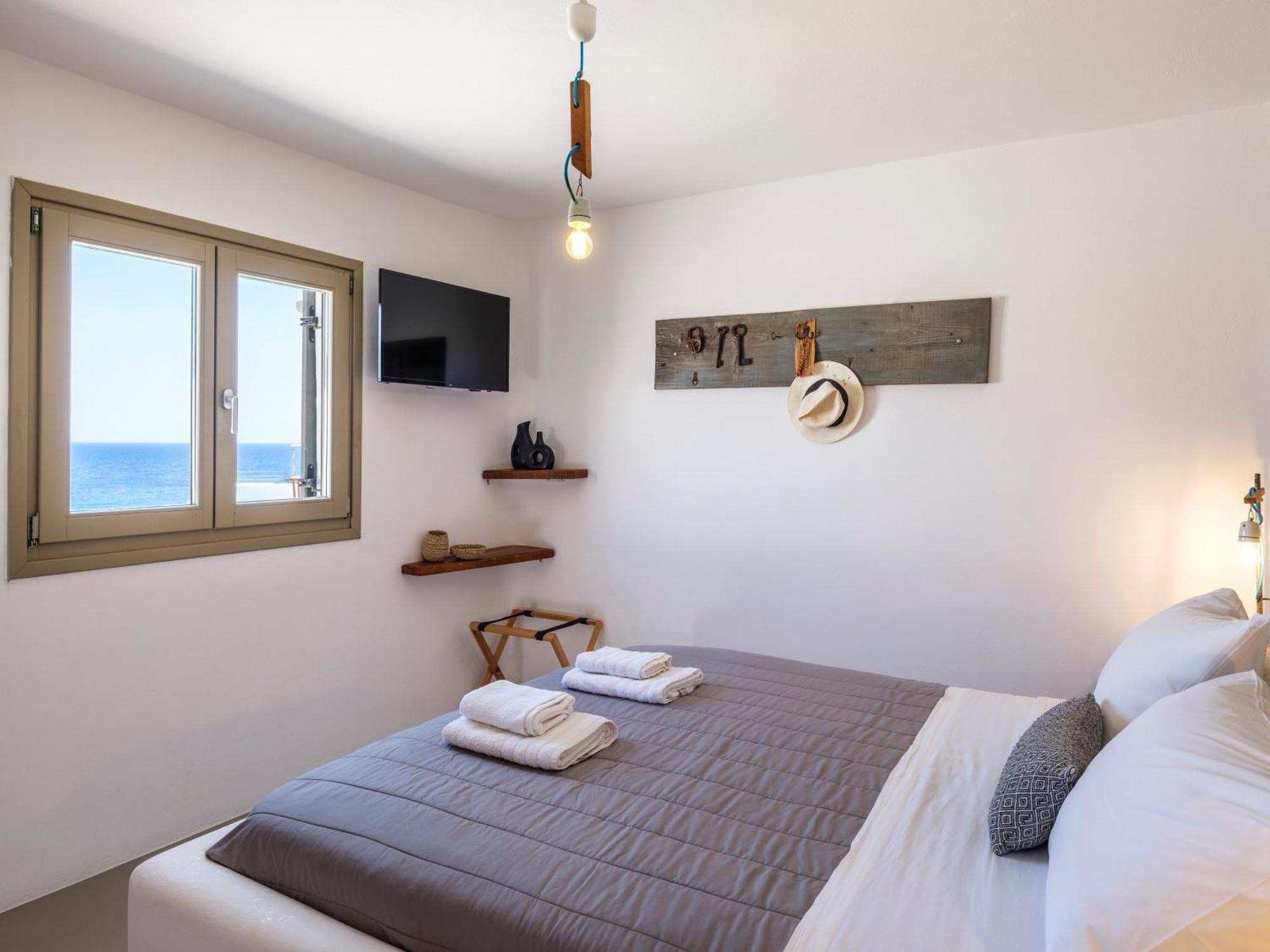 Sea Rock & Sky Private Mykonos Residence Merchia Beach Luaran gambar