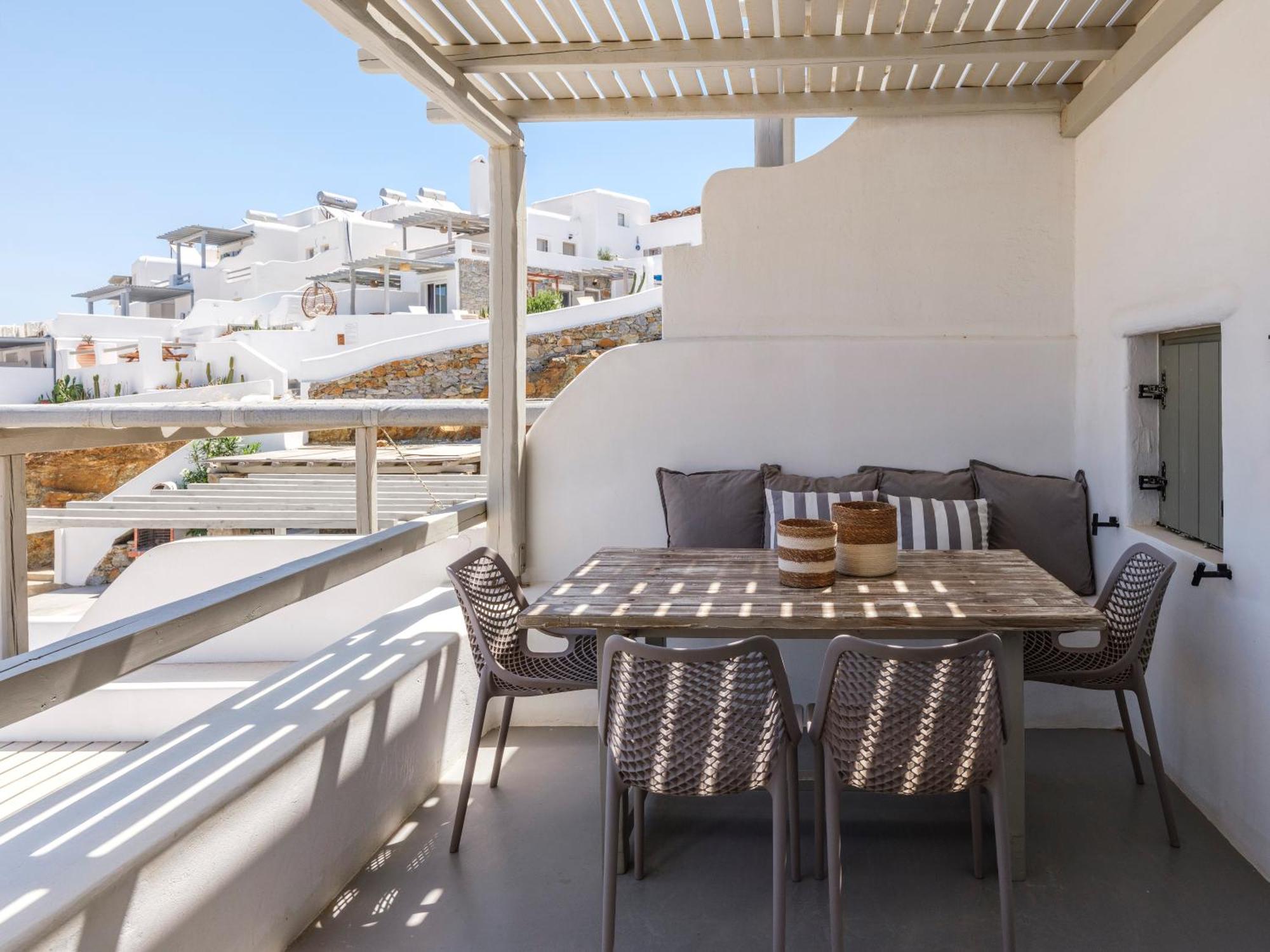Sea Rock & Sky Private Mykonos Residence Merchia Beach Luaran gambar