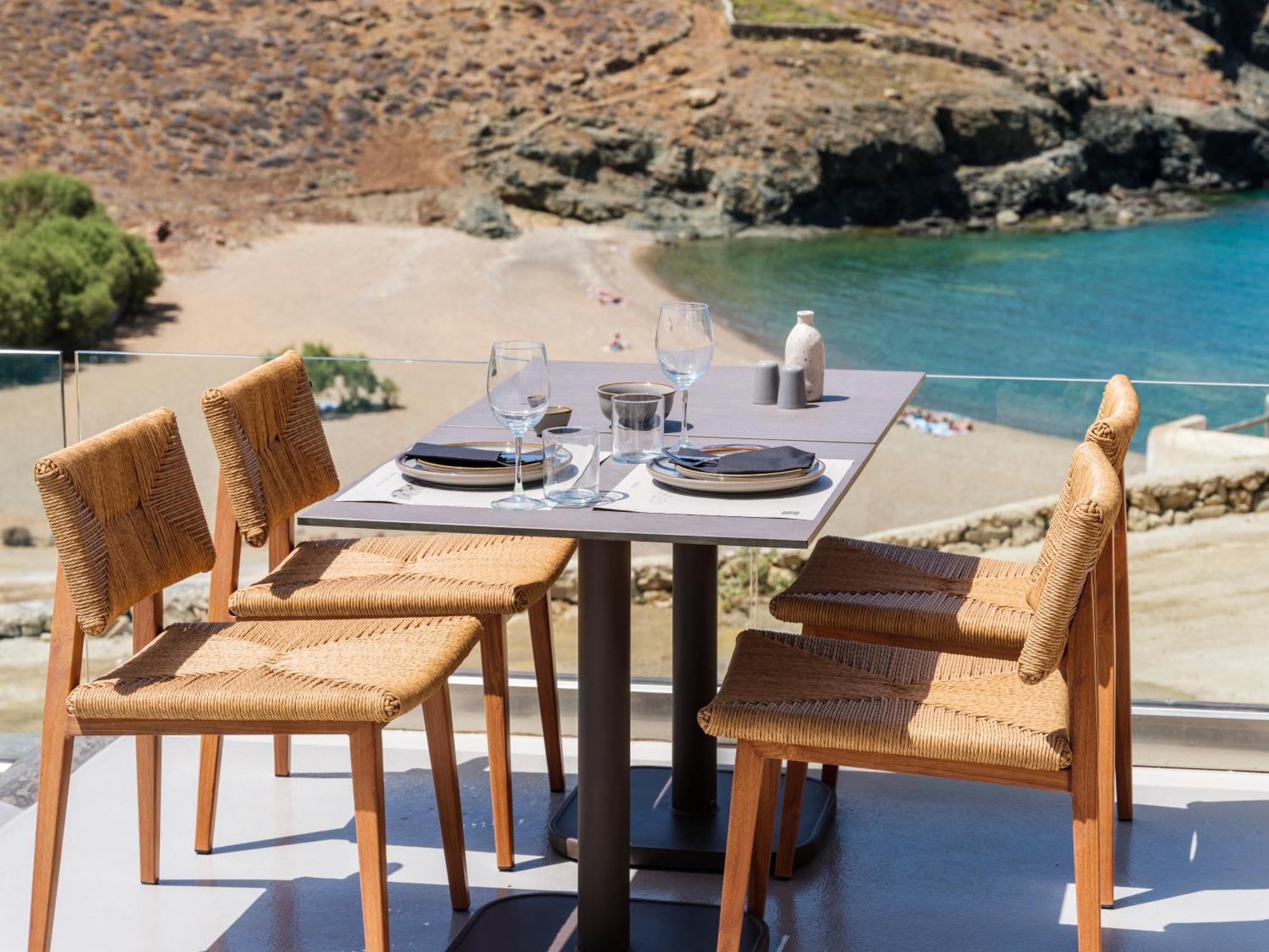 Sea Rock & Sky Private Mykonos Residence Merchia Beach Luaran gambar