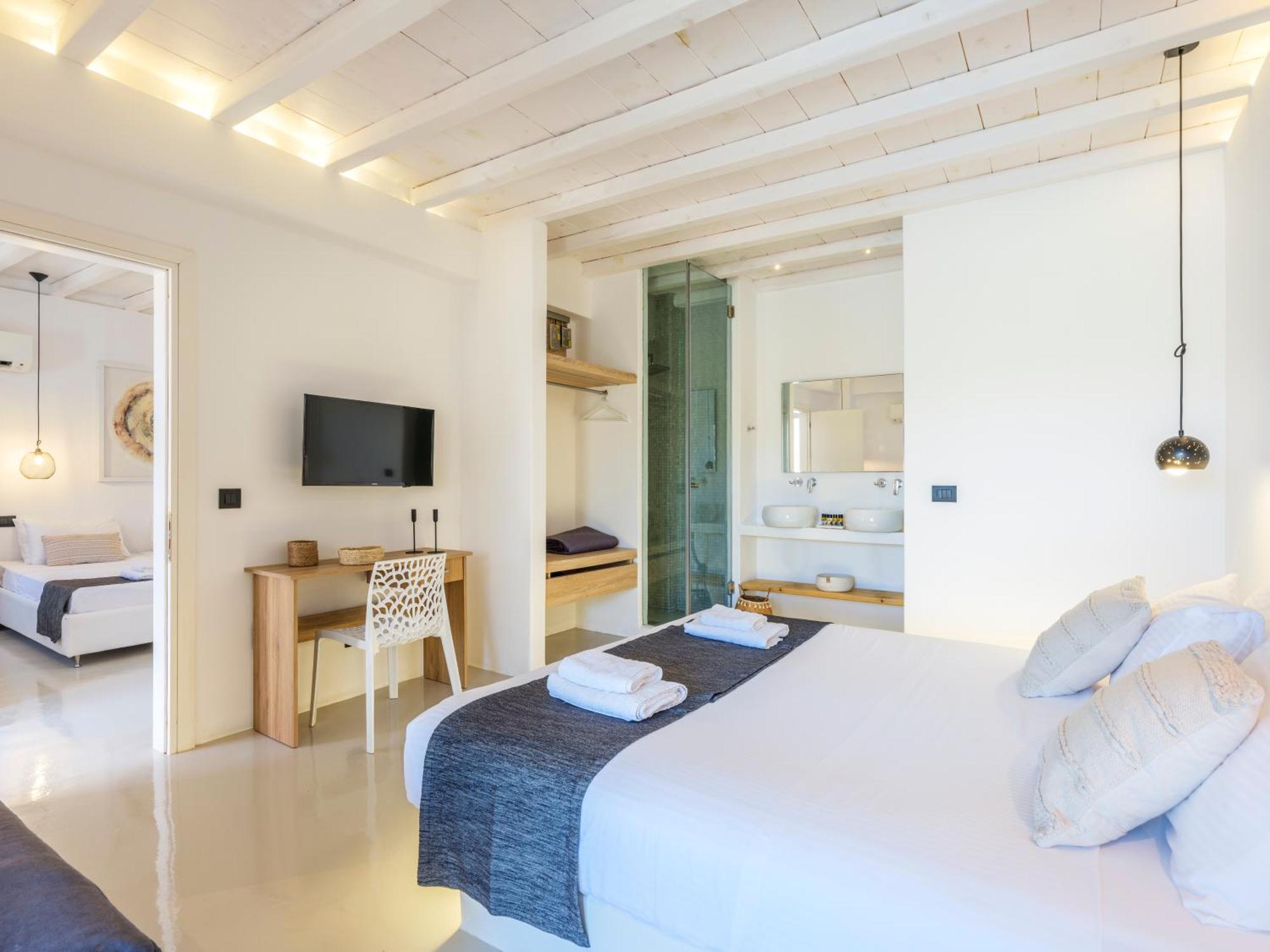 Sea Rock & Sky Private Mykonos Residence Merchia Beach Luaran gambar