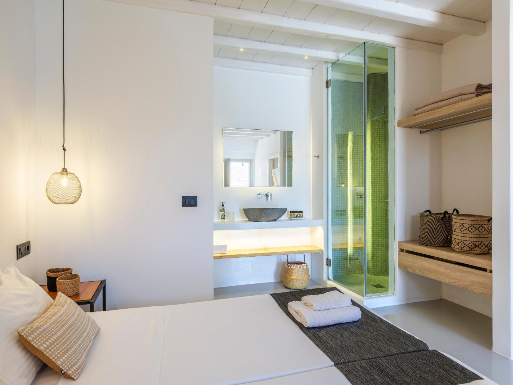 Sea Rock & Sky Private Mykonos Residence Merchia Beach Luaran gambar